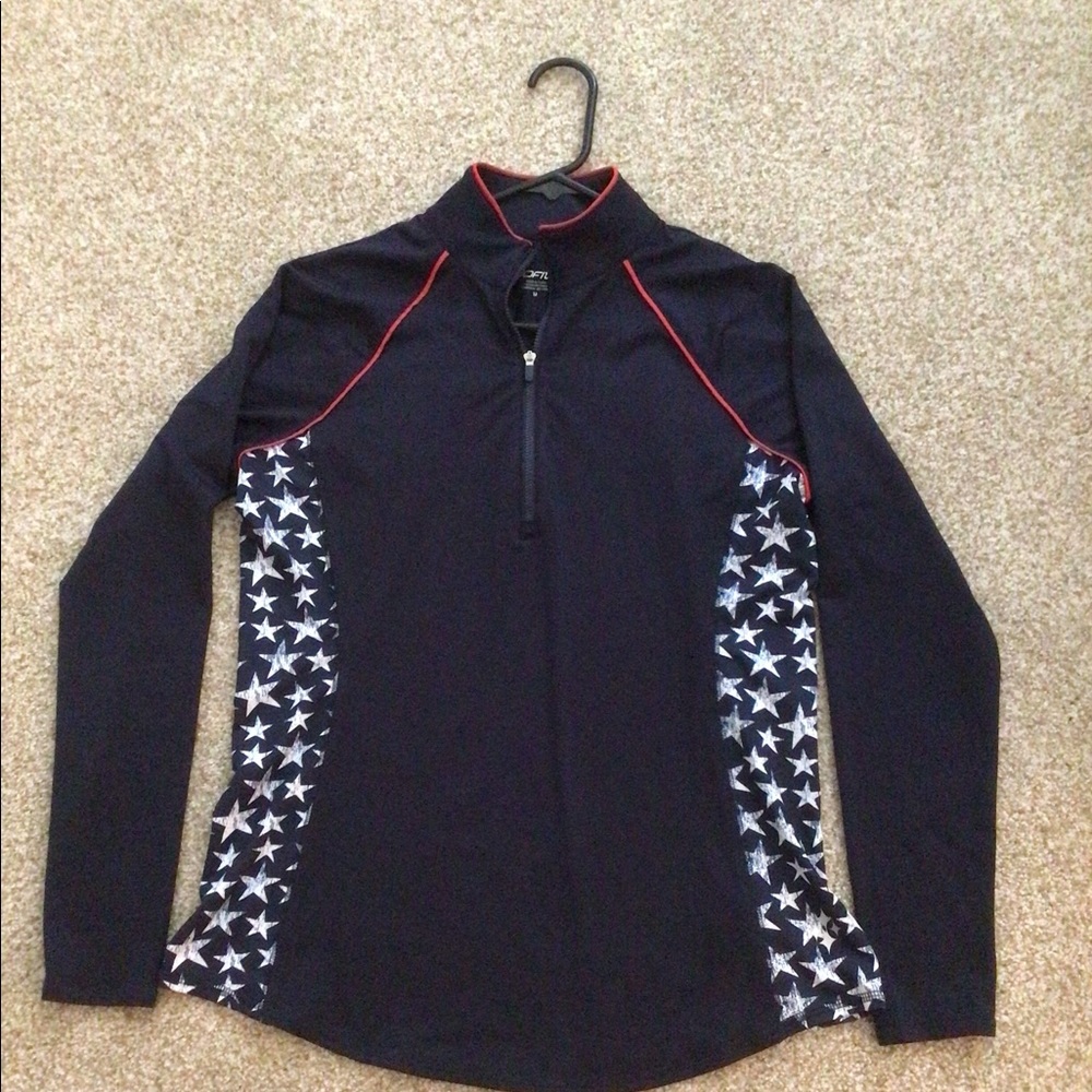 JoiFit Dri Fit quarter zip top.